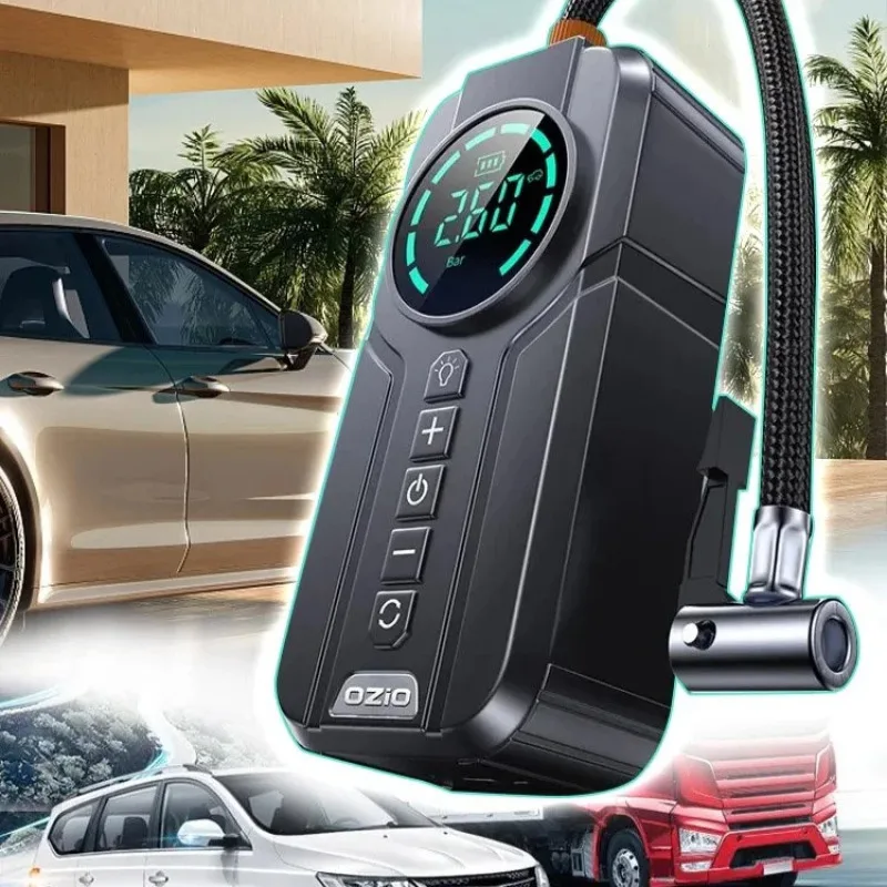 Car Portable Wireless Inflatable Pump Emergency Starter Power Car Electric Car Pump Technology