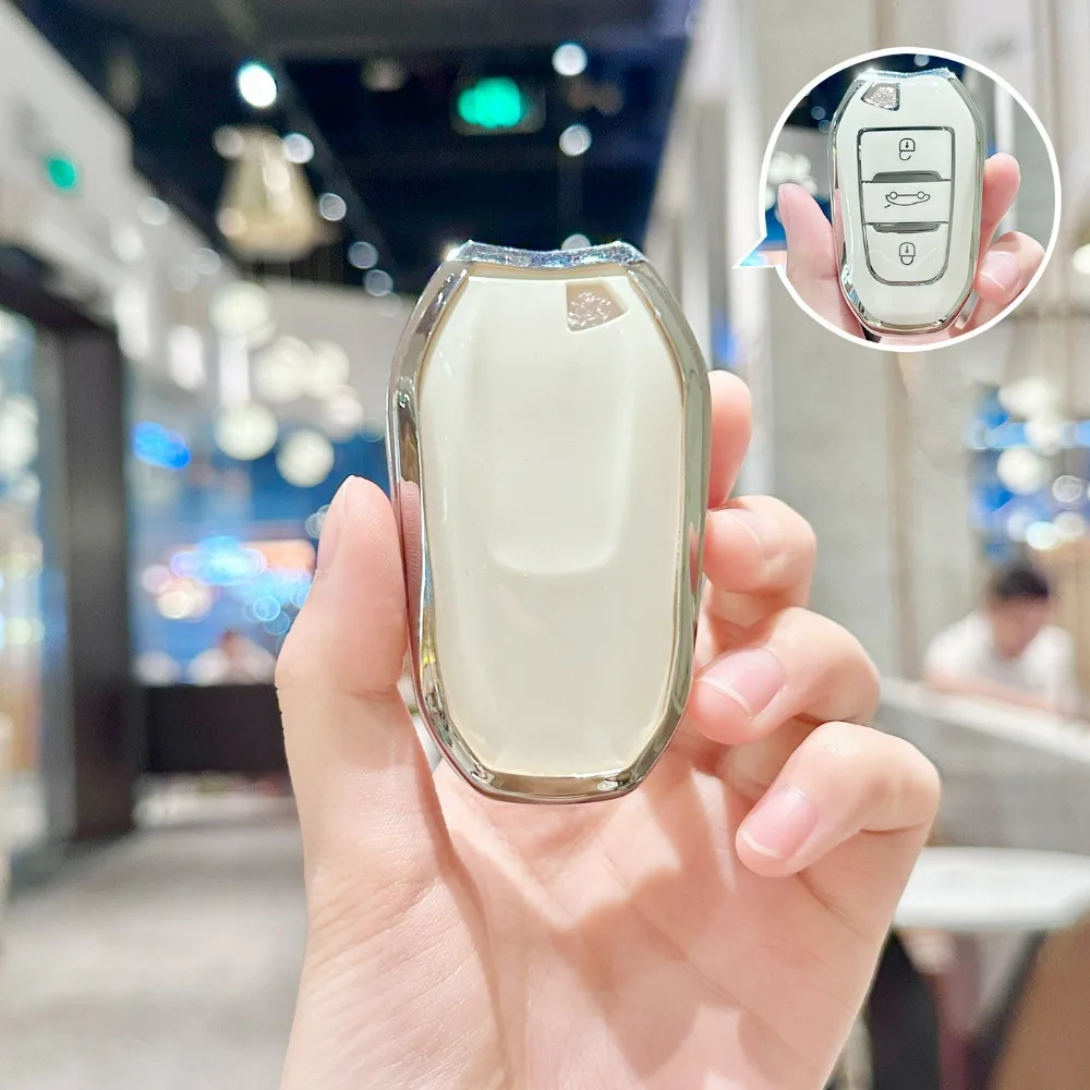 TPU Car Key Case Cover for Peugeot 208 308 408 508 3008 4008 5008 for Citroen C2 C3 C5 X7 C4 Picasso Berlingo Smart Key - view 6