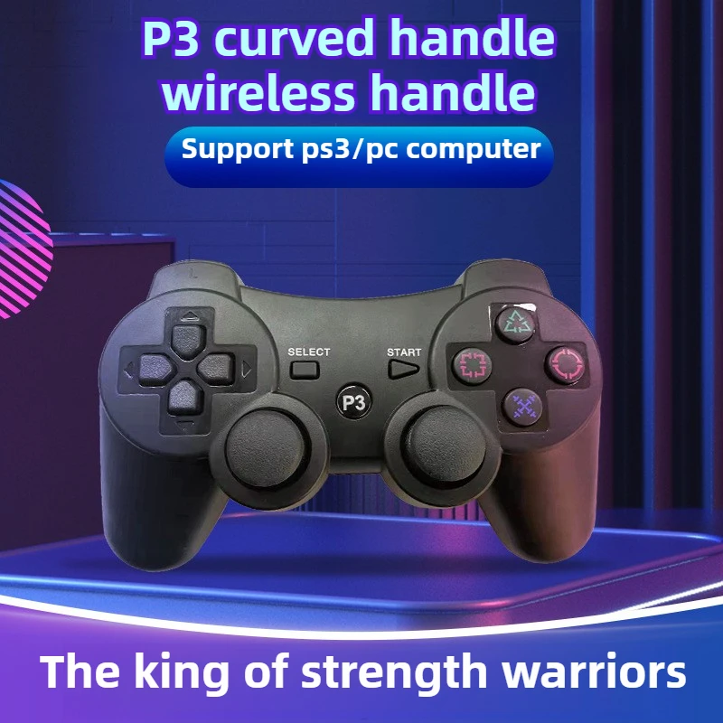 Gaming Gamepad Wireless Controller P3 Curved Handle Game Vibrating Grip Bluetooth Connection No Latency Adaptation PC PS Console