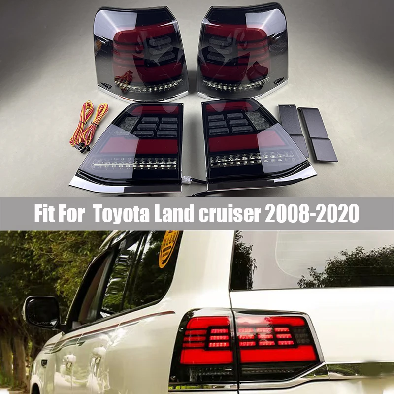 

Задний фонарь в сборе подходит для Toyota Land Cruiser 2008 2009 - 2020 автомобильные задние фонари задний фонарь светодиодный сигнал заднего хода парковка