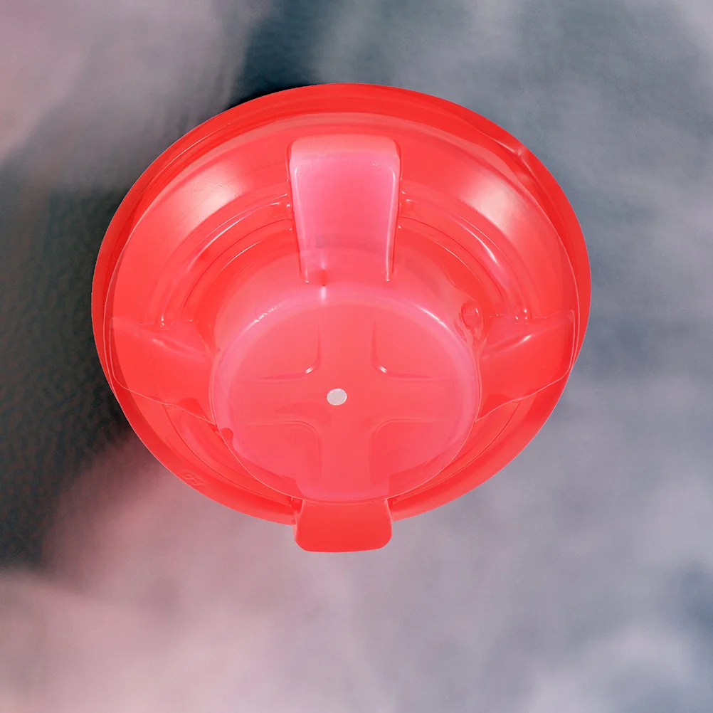 3 Pcs Smoke Dust Caps Cover Protective Decorative Covers for Detectors Red