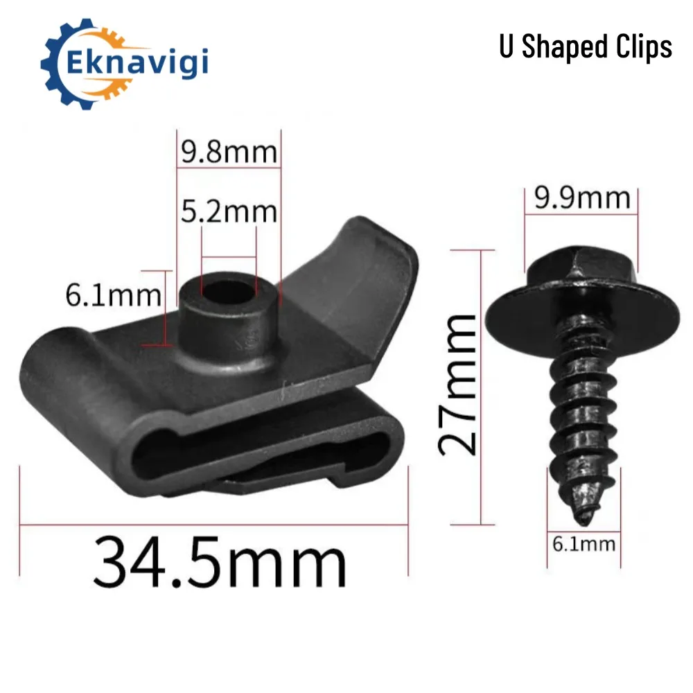 

5 комплектов/10 шт. OE # 90467-05114 OE # 90159-60477 Toyota Asiatic Sena IZOA Corolla: Панели крыльев с креплением на винтах-защелках для бампера