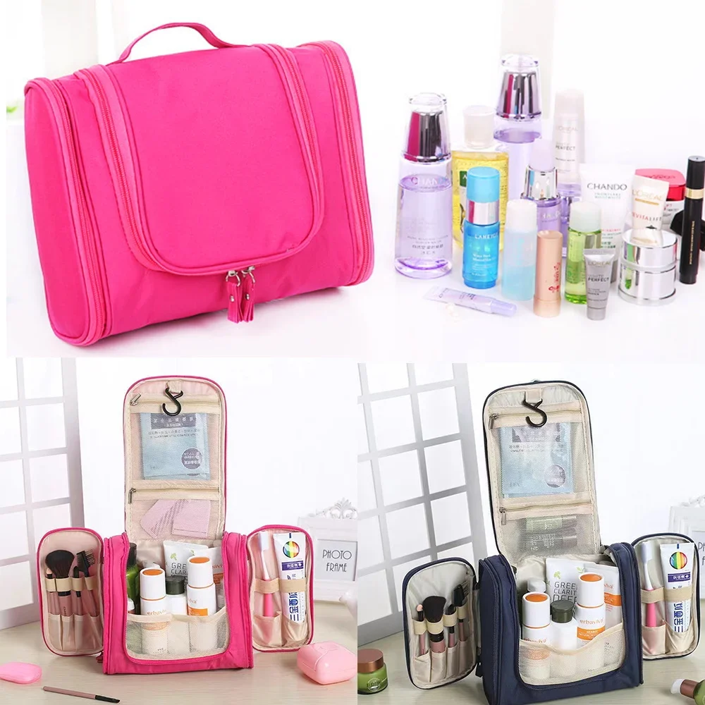 

Travel Toiletry Kits Organizer Bags Women Hanging Toiletries Organizer Waterproof man Storage Make up Cases Storage Bags