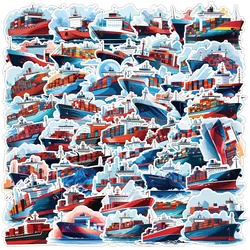 10/30/50PCS Cartoon Cargo Ship Sticker Graffiti Mobile Phone Luggage Helmet Car Guitar DIY Wall Sticker Toy Decoration Wholesale
