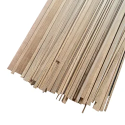 Custom Natural Teak Wood Strips Slats 10 Pieces, Thickness 1mm to 7mm, Widths 2mm to 7mm, for DIY Furniture Woodworking