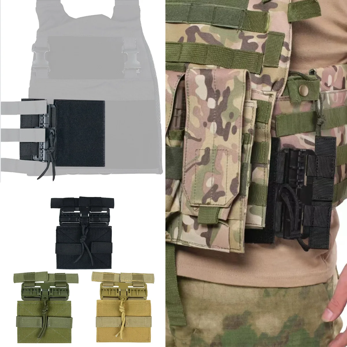 

Комплект быстросъемных пряжек для тактического жилета, прочная система быстрого сброса для JPC CPC NCP XPC 6094 420