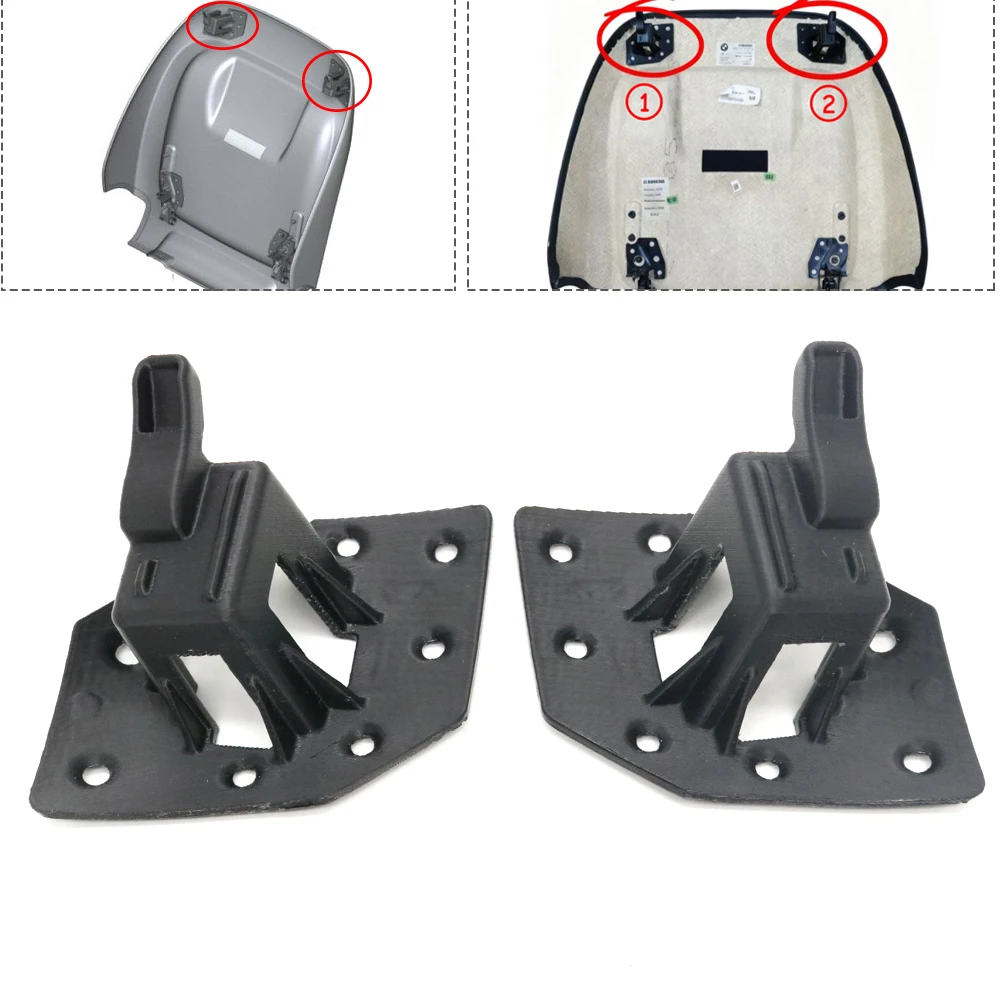 

Interior Front Seat Backrest Cover Buckle Back Side Fixing Clip For BMW 5 7 Series F07 F10 F18 G30 G31 G38 F01 G11 X5 X6 X7 G07