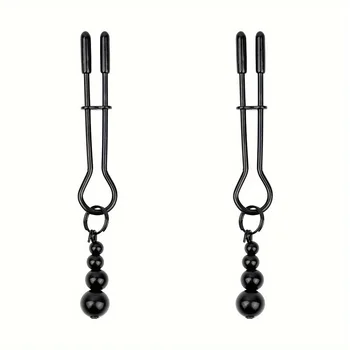 Zaciski na sutki Zabawki erotyczne dla dorosłych z ciężarkami z tykwy Nie przekłuwający klips do piersi Biżuteria do ciała PassionSex Pruducts dla kobiet i par