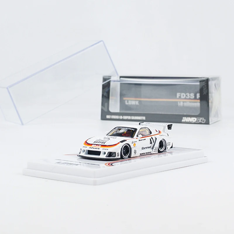 

Модель автомобиля INNO 1:64 RX7 FD3S LB-Silhouette из сплава, литой спортивный автомобиль