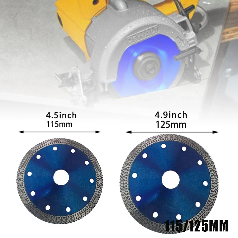 

1pc 115/125MM Turbo Diamond Saw Blade Granite Marble Cutting Disc Porcelain Tile Ceramic 3 Size Angle Grinder