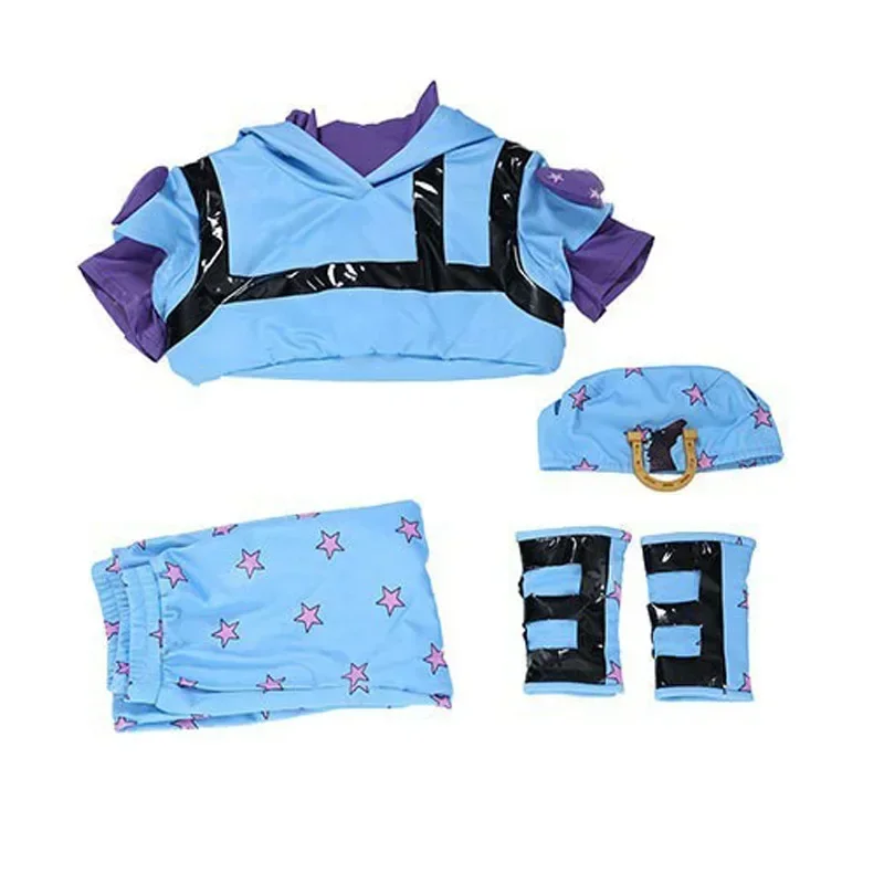 JoJo's Bizarre Adventure Steel Ball Run Jonathan Johnny Joestar Cosplay Costume Anime Game Suit Halloween Party Role Play Outfit