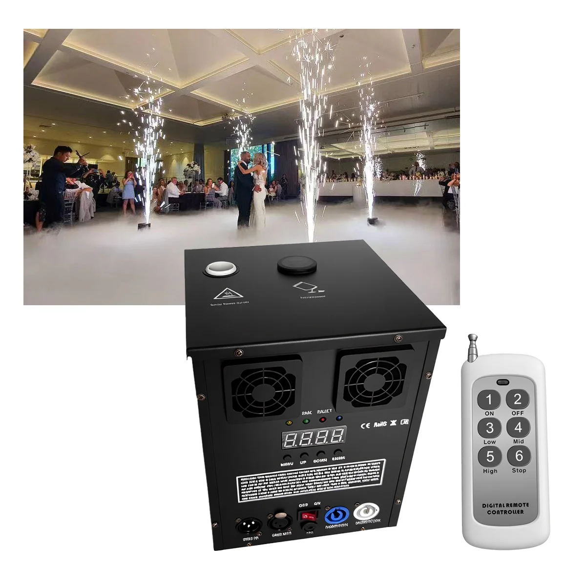 Macchina per Scintille Fredde  - Wedding Fountain recensione e prezzo