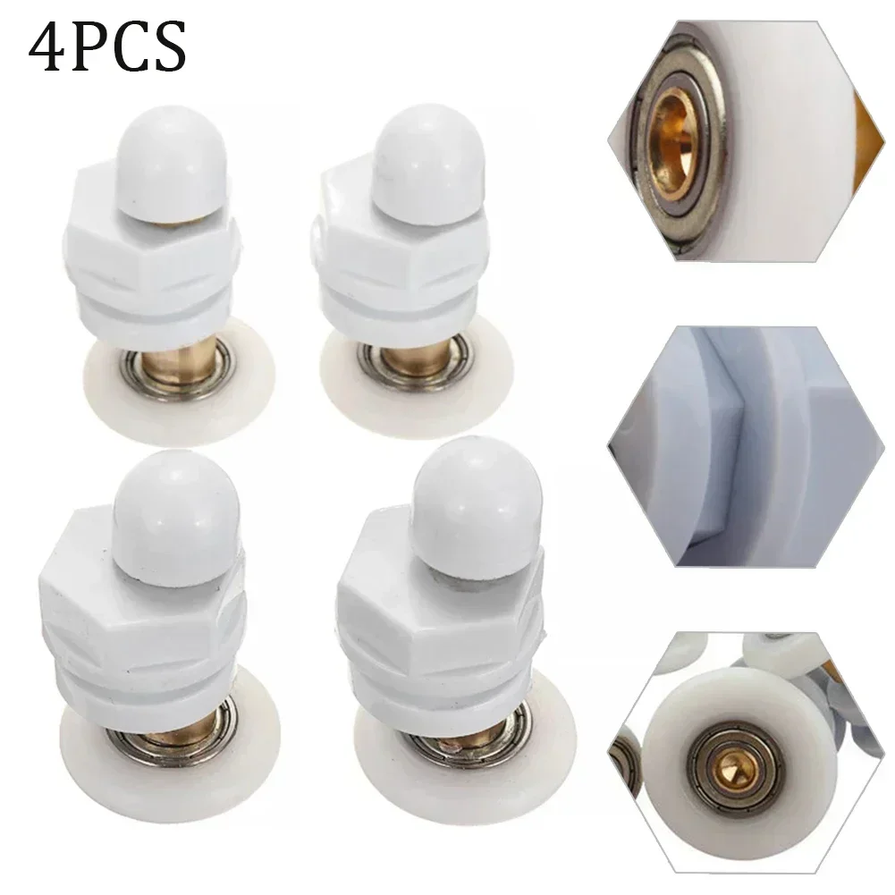 

Eeatop 4pcs Shower Door Rollers Shower Rooms Cabins Pulley Shower Room Roller Runners Wheels Pulleys 19mm,23mm,25mm,27mm,29mm