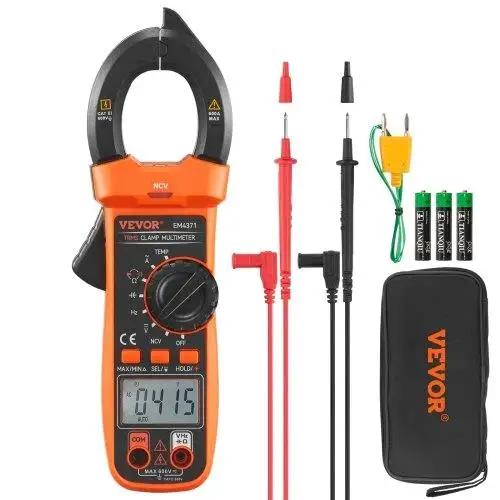 Digital Clamp Meter True RMS Multimeter for AC/DC Voltage, Current & NCV Measurements