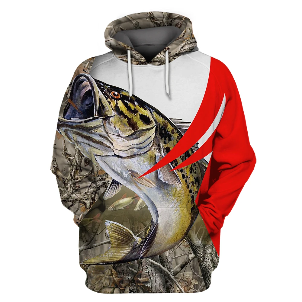 SONSPEE 3D Fish Printing Hoodie Men Women Natural Style Clothing Long Sleeve Fashion Casual Hip Hop Plus Size XS-7XL Hoodies