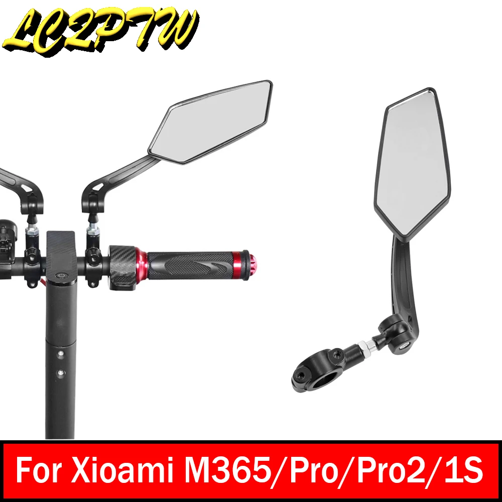 Universal Rear View Mirror Reflector Adjustable Rotatable Handlebar Mirror For Xiaomi M365 Pro MI 3 1S Rearview Electric Scooter