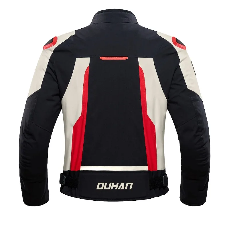 Duhan Motorcycle Jacket D-089 Moto  Men's Jacket Protection Warm and Windproof Racing Suit Waterproof Wear Resistant Canvas