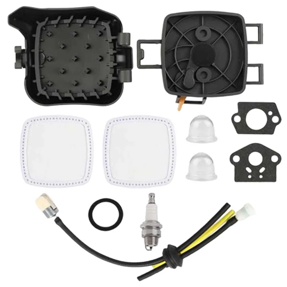 

Stainless Steel Leaf Blower Parts for For Echo PB-2520 11 Piece Kit with Air Filter Cover Base Gasket 2 Bulbs 2 Washers