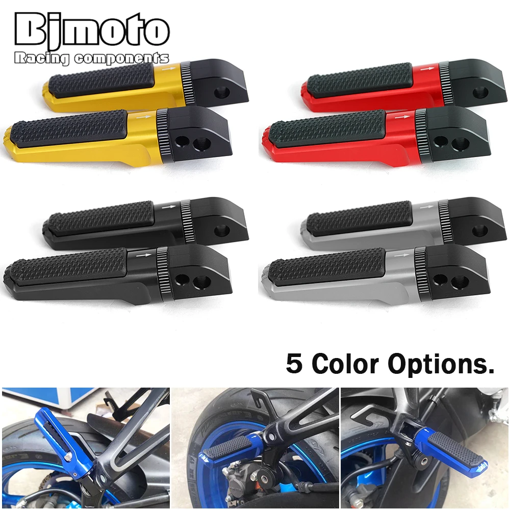Rear Front Foot Pegs Footrests For TRIUMPH BONNEVILLE T100 T120 DAYTONA 675 SPEED TRIPLE R TWIN STREET CUP S SR THRUXTON 1200