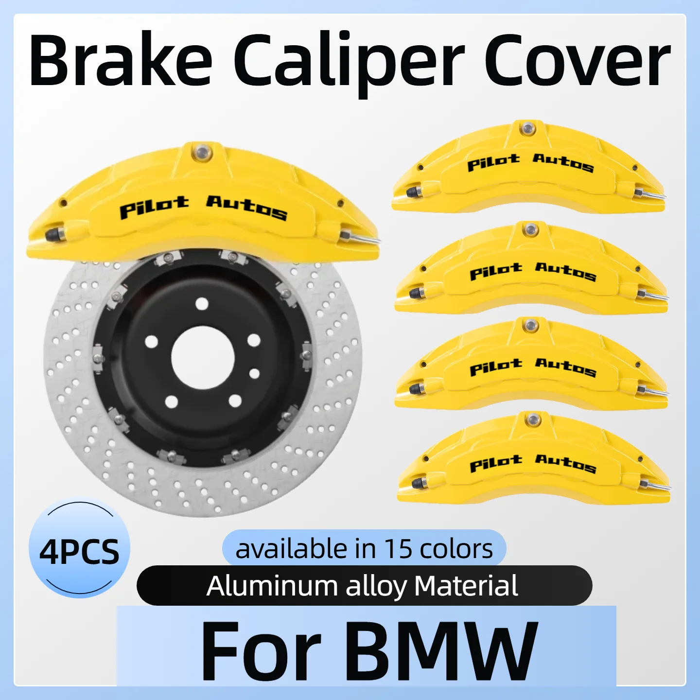 

For BMW Brake Caliper Cover Aluminum Alloy Metal For BMW G42 U06 G20 G21 G28 G22 G23 G26 G30 G31 G38 G60 G61 G68 G11 G12 G70 G73