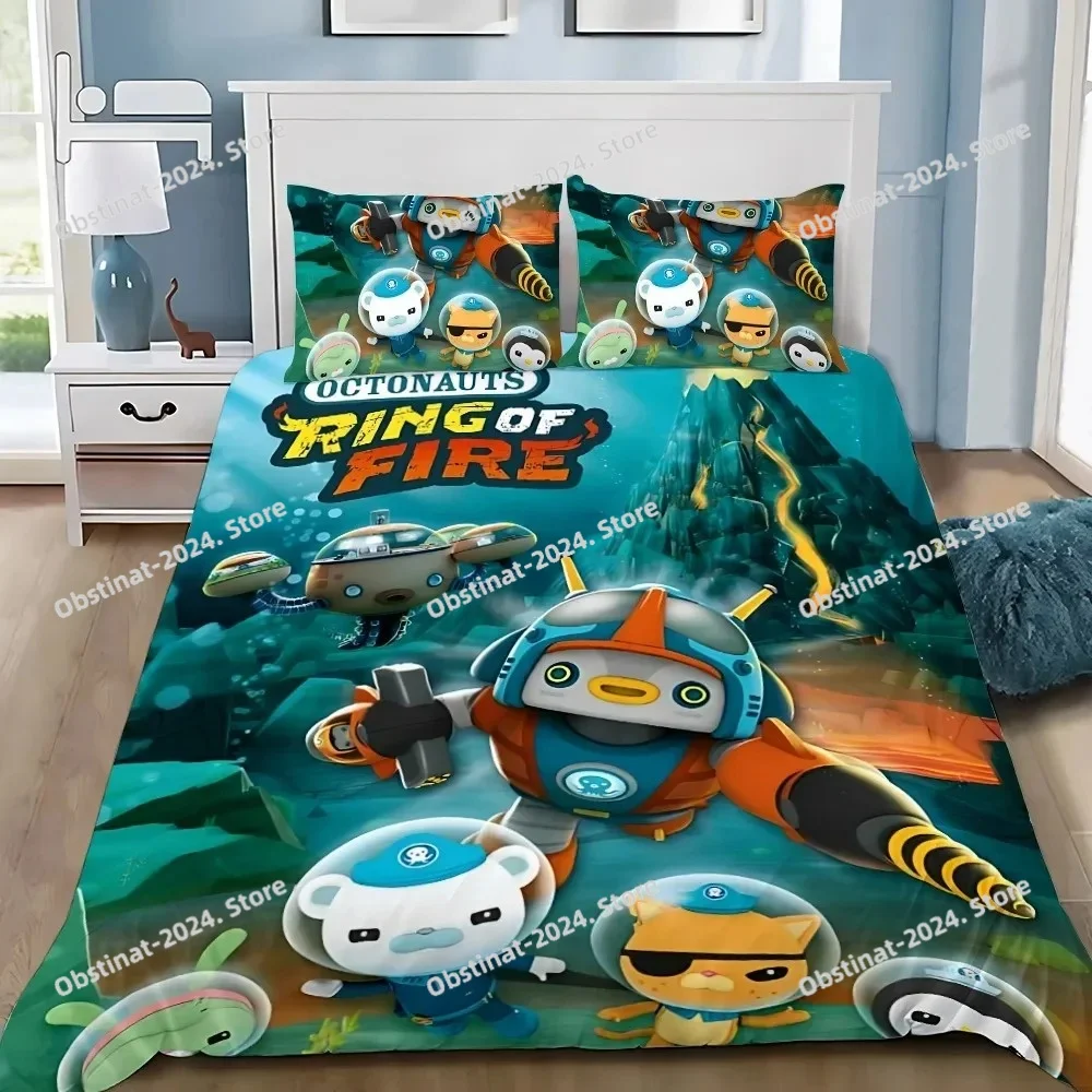 

Cartoon Duvet Cover Pillowcase Octonaut Bedding Set Boy Girl Bedroom Decoration Children Gift Single Double Large Size