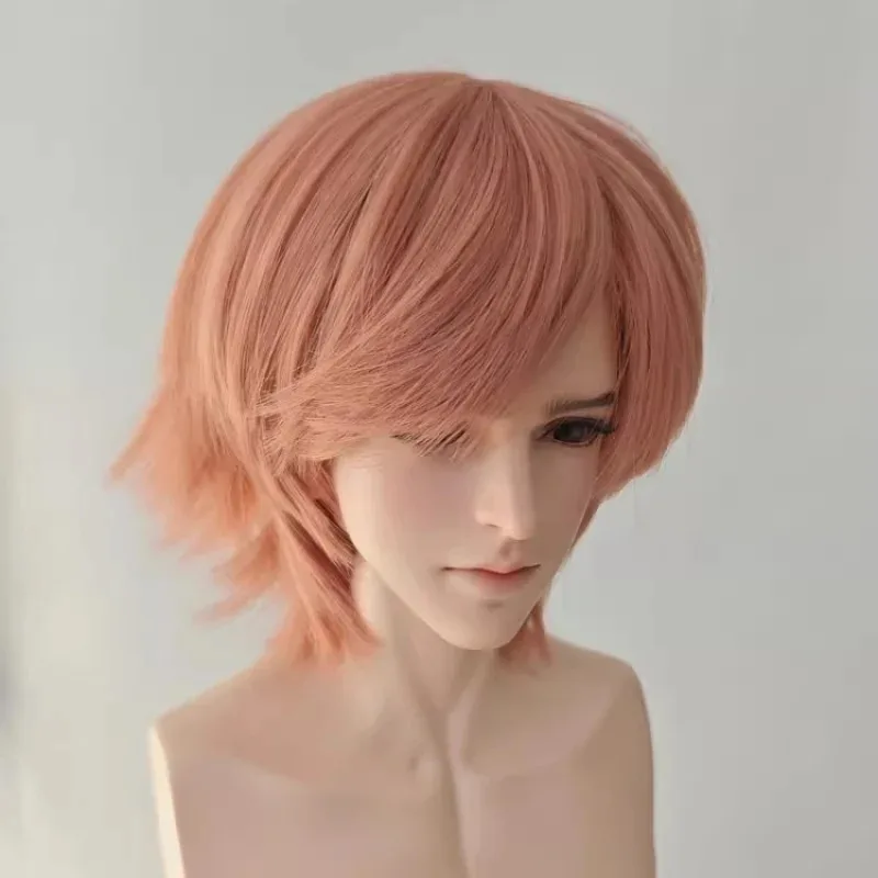 Pelucas BJD de pelo corto para muñecas SD MSD MDD Yosd, pelo dorado, negro, marrón, azul y gris, 1/3 1/4 1/6