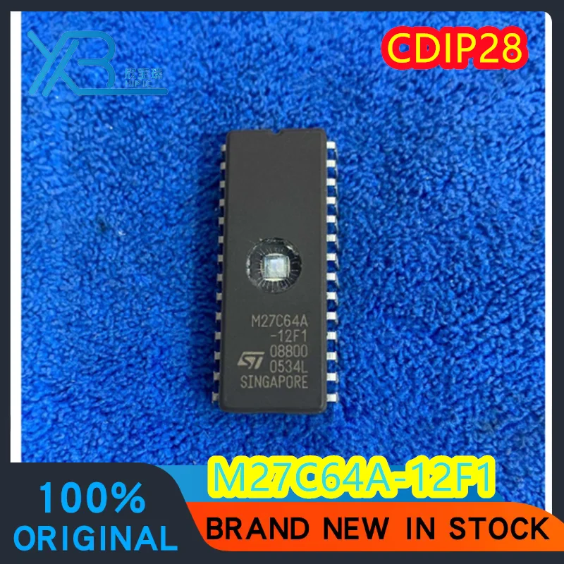 

(5/50 pieces) M27C64A-12F1 M27C64 DIP-28 original memory IC electronic components IC chip spot delivery fast