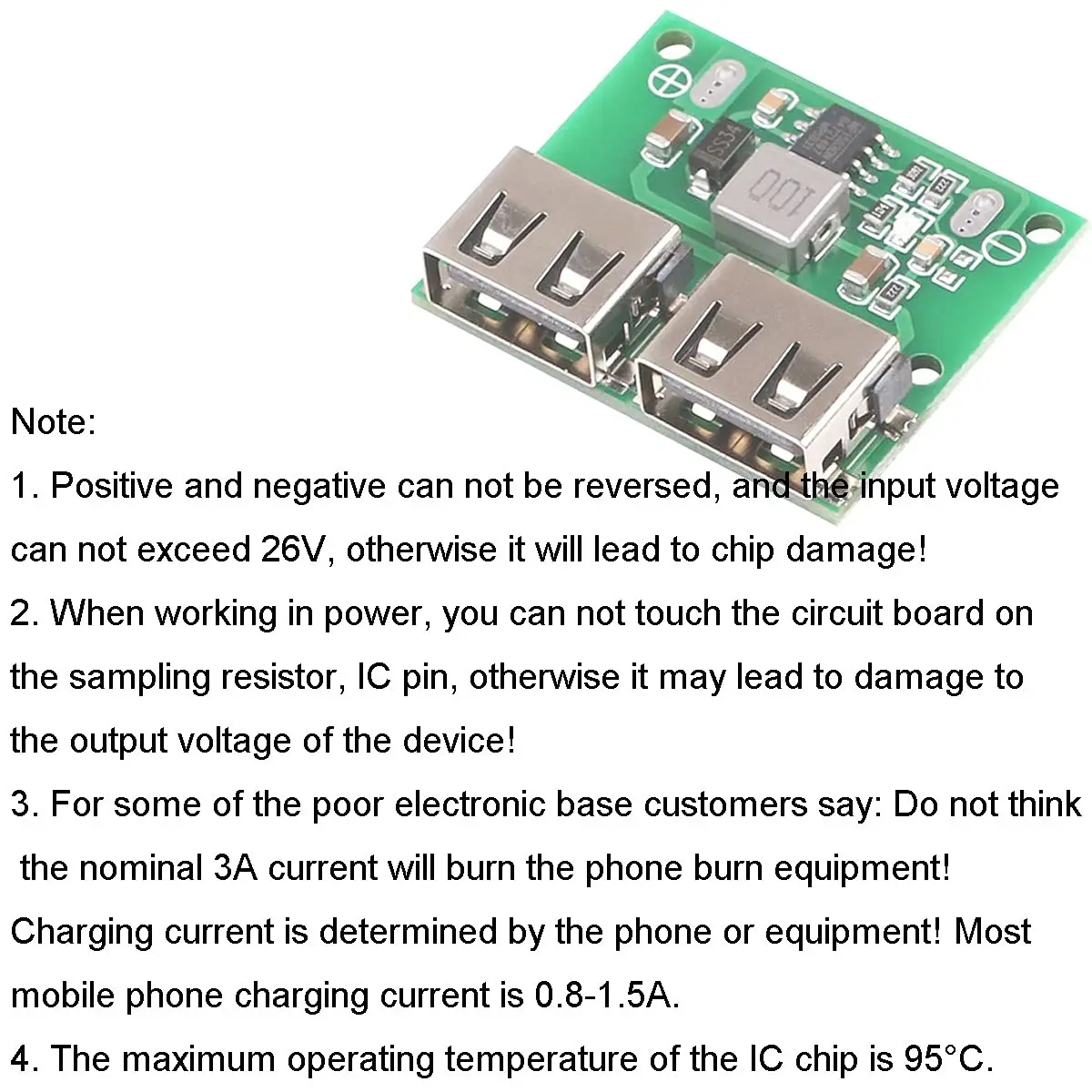 1PCS 9V 12V 24V a 5V Doppia Uscita USB Buck Scheda di Tensione USB DC-DC Tensione Buck Regolatore Step Imbottiture Modulo di Alimentazione