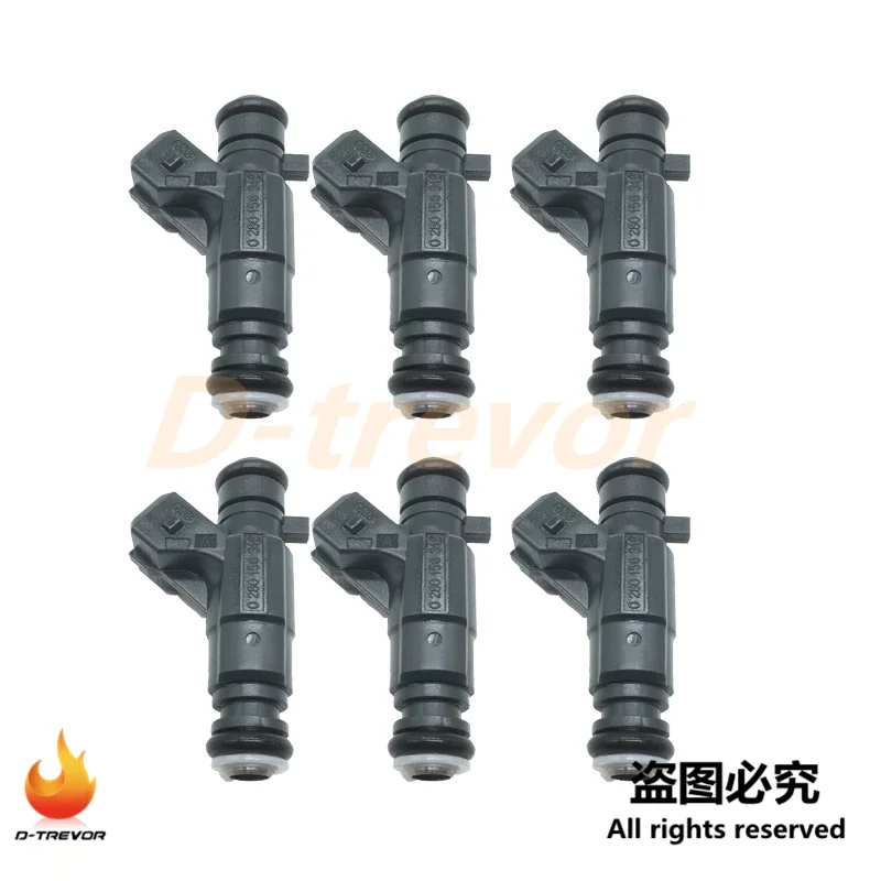 6Pcs OEM 0280156319 Fuel Injector nozzle For X5 X6 Rancher Z6 ZForce Z6-EX 500 600 2011 2012 2013 2014 +