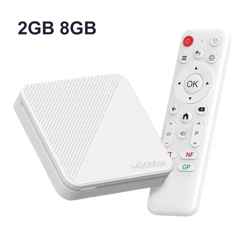 H96 MAX H313 Smart TV Box Android 14 TV Box 4K@60fps 100M/LAN Dual Wifi6 BT5.0 Google Voice Assistant Media Player Set Top Box - afbeelding 2