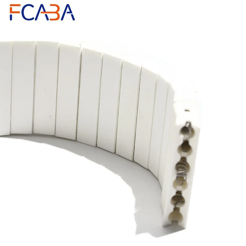 FCABA Ceramic Heating Element 150-400mmx 50mm/60mm High Temperature Uniform Heating Plate for Injection Molding Machine