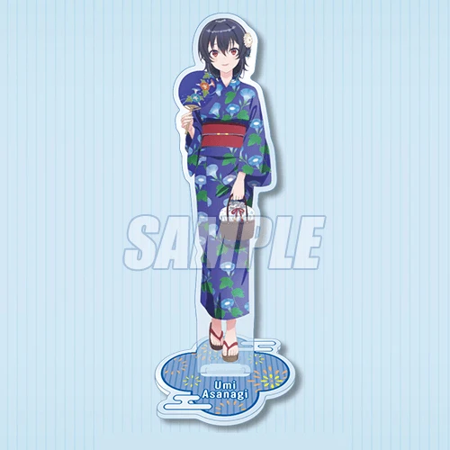 Hot Anime I Made Friends with the Second Prettiest Girl in My Class Acrylic Keychain Model Figure Cosplay Desk Decor Plate Gift