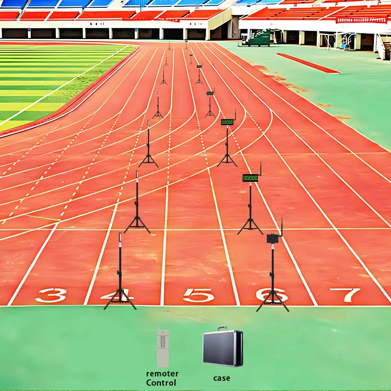 2025GX Kabelloser Timer für segmentiertes Lauftraining, LED-Stoppuhr, Rennuhr, Renntimer