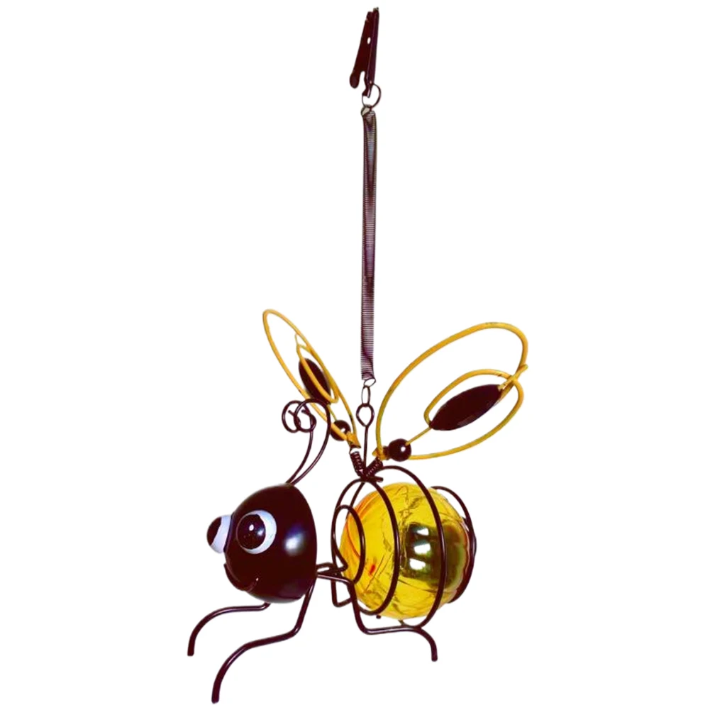 LED Cute Statue Ornament Lamp Solar Powered Painted Iron Art Crafts Light IP44 Waterproof Yard Balcony Porch Garden Decoration