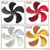 Stove Fan 5 Blades 170mm Aluminum alloy Fan Blades Fire Heat Power Saving Burner Fireplace Fan Replacement Spare Parts New