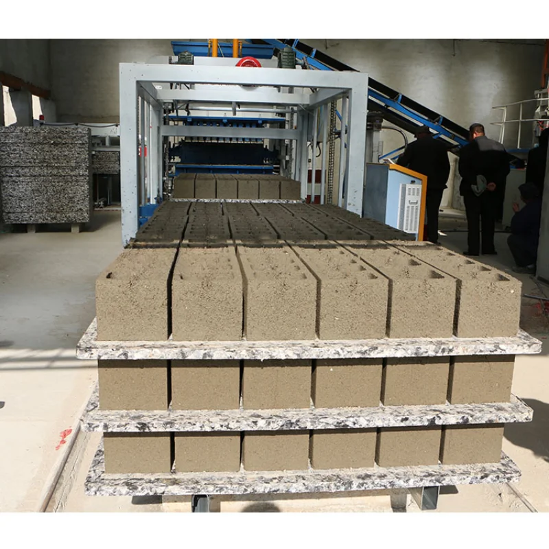 YG Fully Automatic Cement Brick Concrete Block Making Machine Pondeuse Parpaing Pflasterklinker Holes Block Making Machine Sale