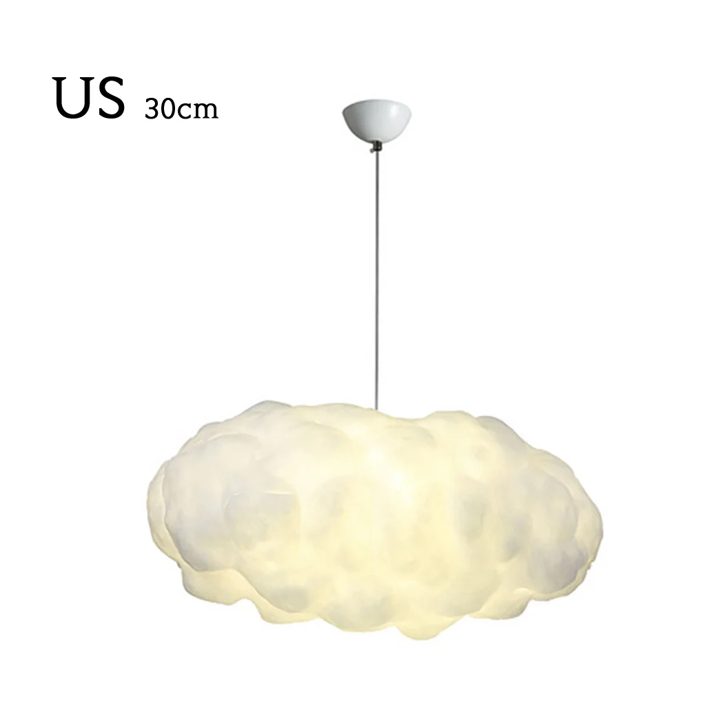 Cloud Lighting LED Pendant Lamp Creative Personality Bedroom Children’s Room Living Room Cotton White Clouds Hanging Fixture