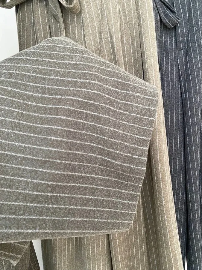 Thiened Woolen Wide Leg Pants Autumn Winter New Sle High Waist Pear ape Hip Covering Casual Trousers for Women