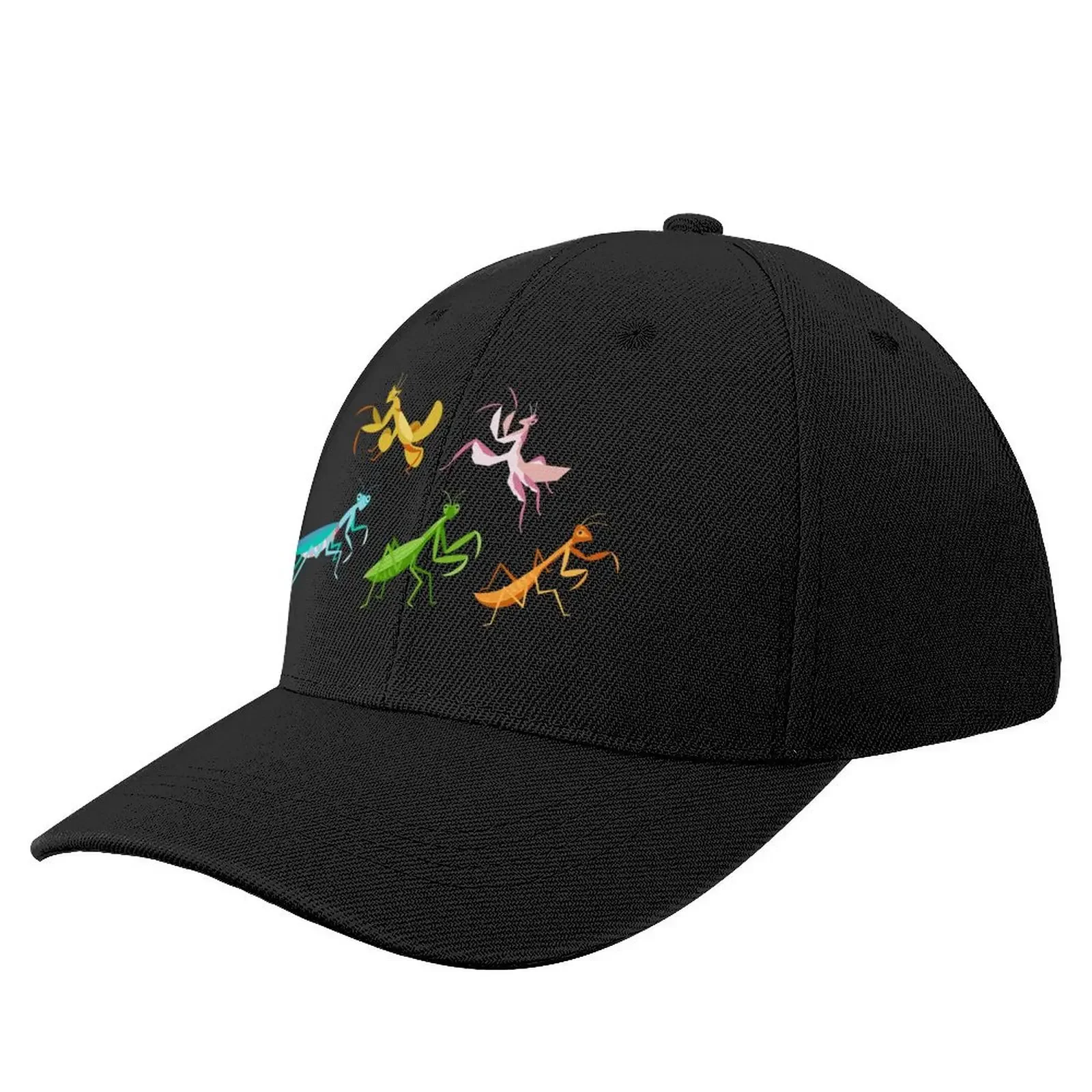 A Simple Assortment of Praying Mantises - Black Baseball Cap Military Cap Man Luxury Brand Women Hats Men's