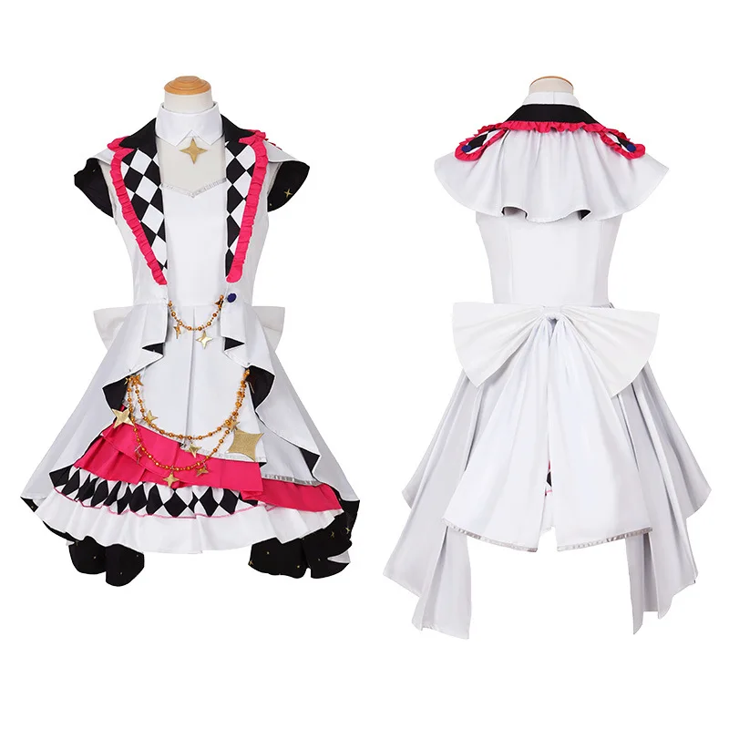 Cute Anime Project Sekai Colorful Stage kagamine rin Mikuu Cosplay Costume Jump Kawaii Dress Halloween Party Uniform Costume - view 2