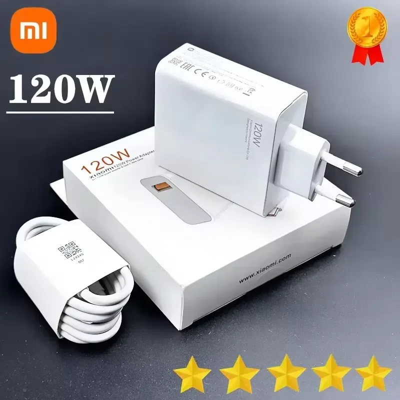 Original Xiaomi 120W 67W 33W Charger Fast Charge QC 3.0 EU Adapter For Redmi 12 10C 13R 12R Note 8 Pro 9 9T Poco M3 C40 Usb Type