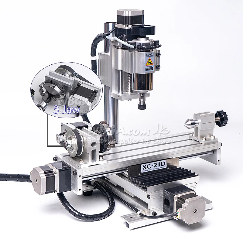 

LYCNC XC-21D Фрезерный станок с ЧПУ, гравер, 300 Вт, шпиндель постоянного тока ER11 USB 230*120 мм, вертикальный гравировальный станок по дереву, металлу, сверлильный фрезерный станок