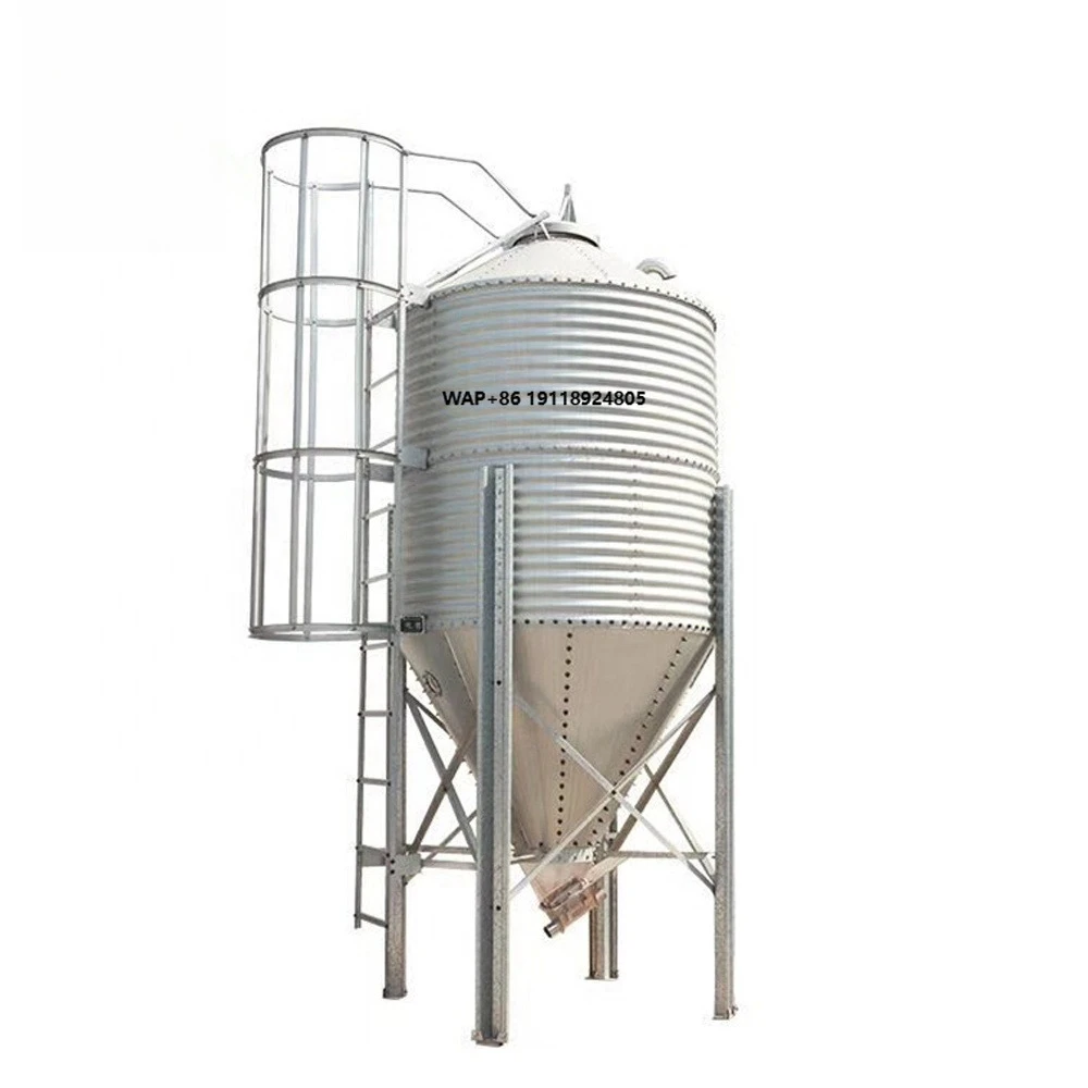 Silos para Granos, Cebada, Maíz, Semillas, Almacenamiento de Granos, Torre de Alimentación de 500 Toneladas