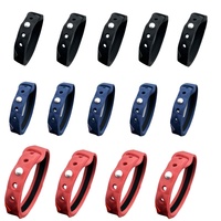 Sugar Regulator Bangle 6-Hole Adjustment Wrist Strap Unisex Sports Wear Silica Gel Anti-static Bracelet Negative Ion Wristband