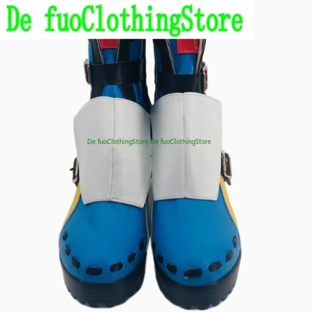 Defuo Bridget Cosplay Shoes Anime Game Role-playing Halloween Costumes Props Shoes Boots