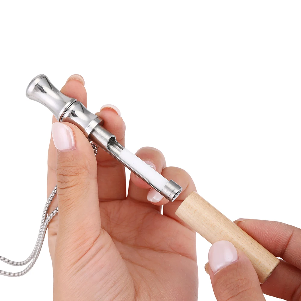 Doppelschichtige Natürliche Holz-Angstlösch-Halskette für Achtsamkeitsmeditation, Rauchfreier Inhalator für Natürliche Beruhigung & Stressabbau – Detail 6