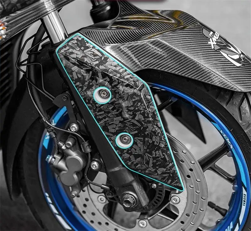 For Yamaha XMAX300 XMAX 300 Xmax 300 Carbon Fiber Fuel Tank Cover Waterproof Sticker Decoration Protector Decal Accessories