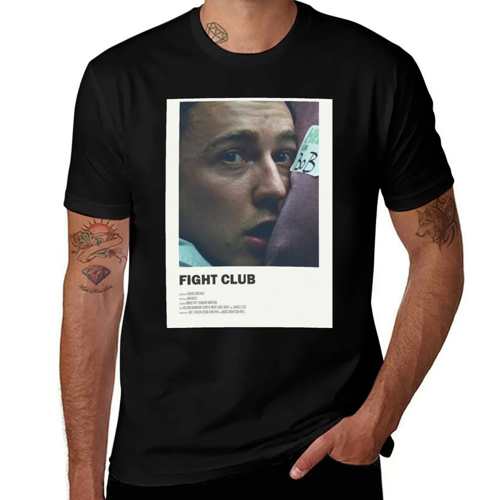 

Футболка Fight Club, мужские футболки с принтами, повседневная футболка для мужчин