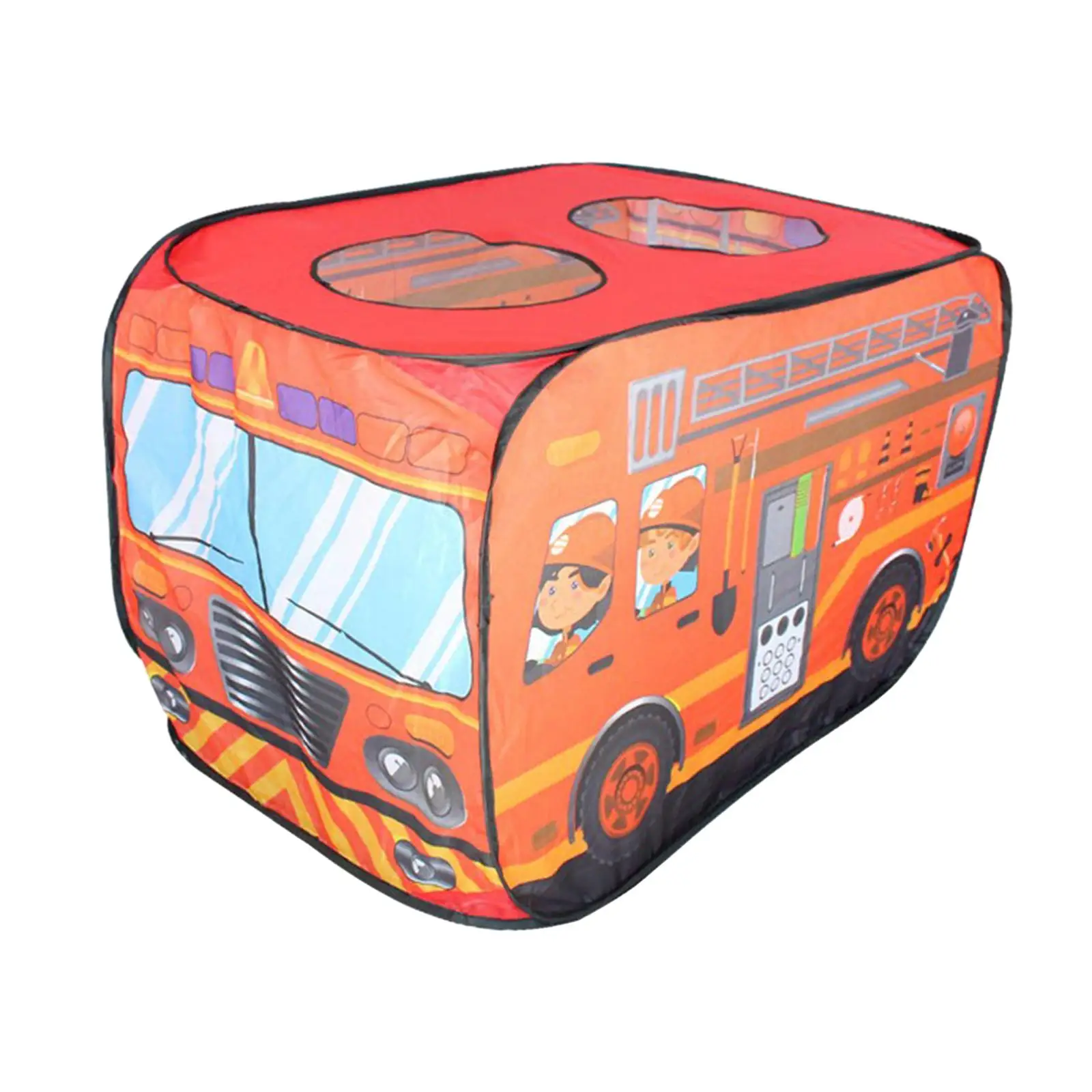 Cartoon Car Play Tent para Crianças, Jogos de castelo para crianças, Tenda divertida para interior, Quintal, Camping