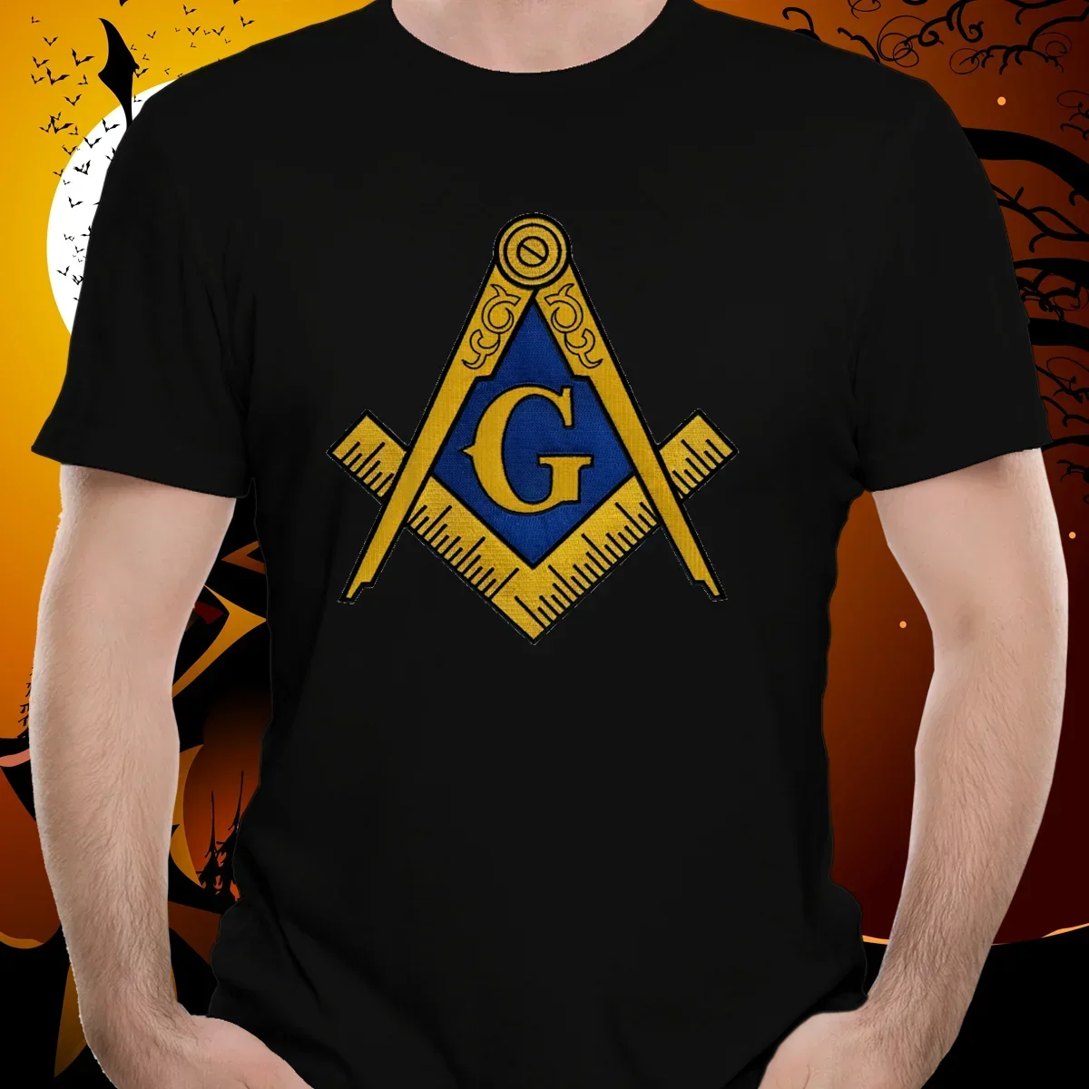 

Masonic Square and Compass Symbol Freemason T-Shirt 100% Cotton O-Neck Summer Short Sleeve Casual Mens T-shirt Size S-3XL